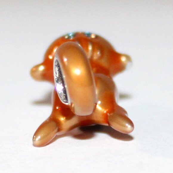 Sterling Silver Enamel Monkey Bead Charm - Picture 7 of 7